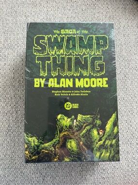 Black Label The Saga of the Swamp Thing - Neon Green & Black Hardcover